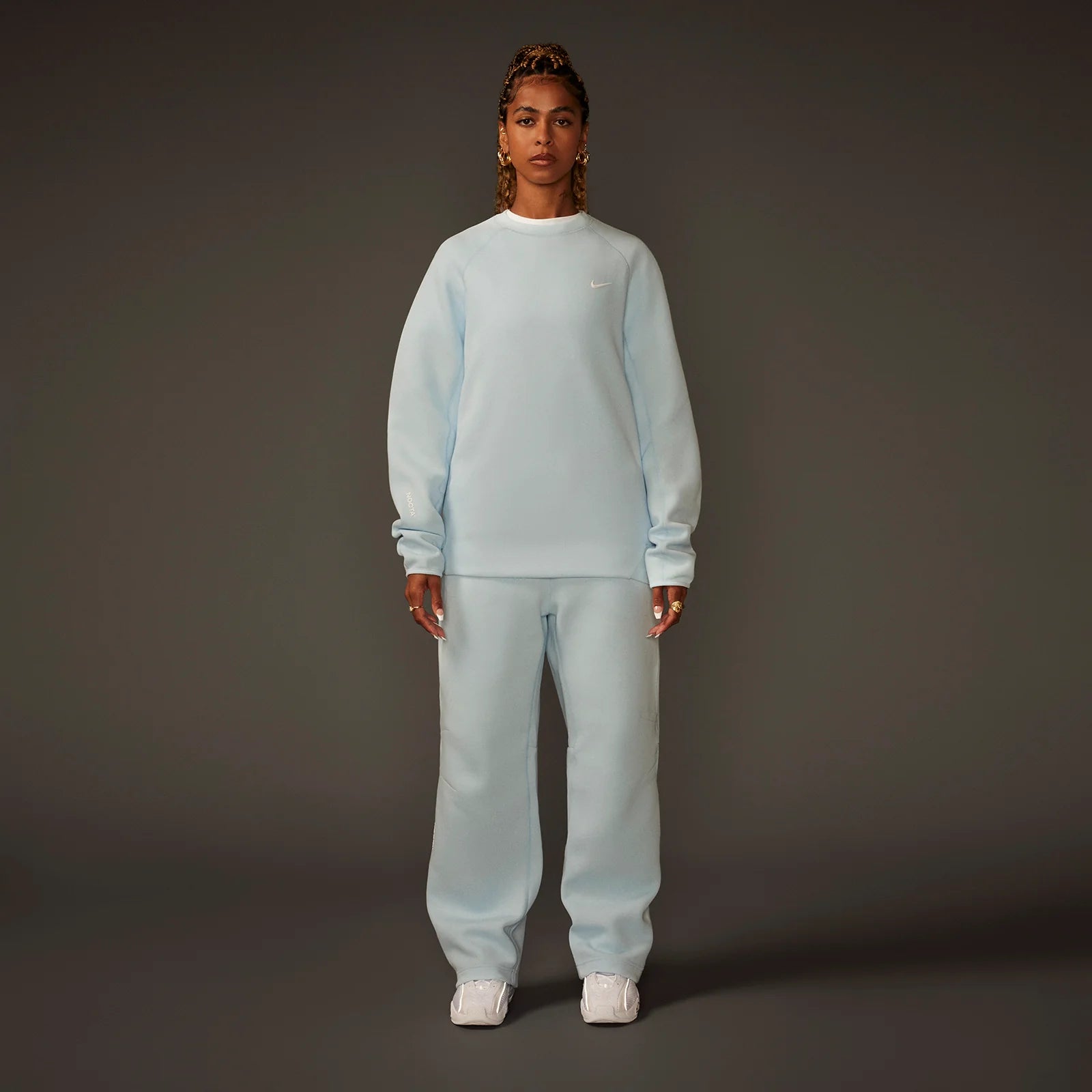 NOCTA Tech Fleece Crew Azul